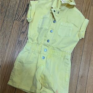 Cat & Jack Sunny Yellow Kids Romper